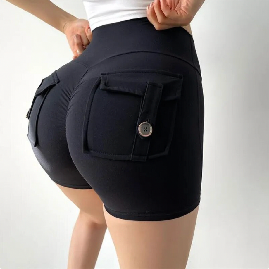 High Waist Pocket Shorts